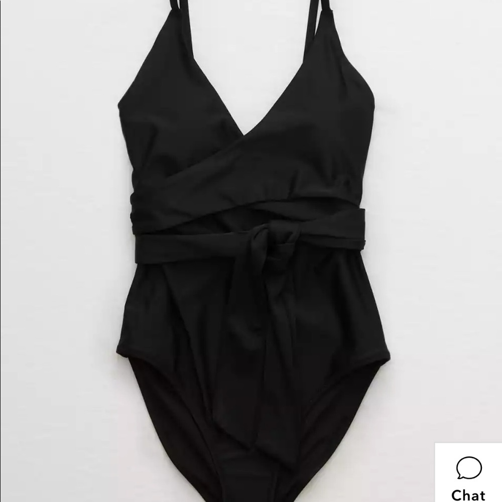Aerie wrap one piece swim suit